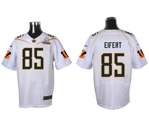 Nike Bengals #85 Tyler Eifert White 2016 Pro Bowl Men's Stitched NFL Elite Jersey